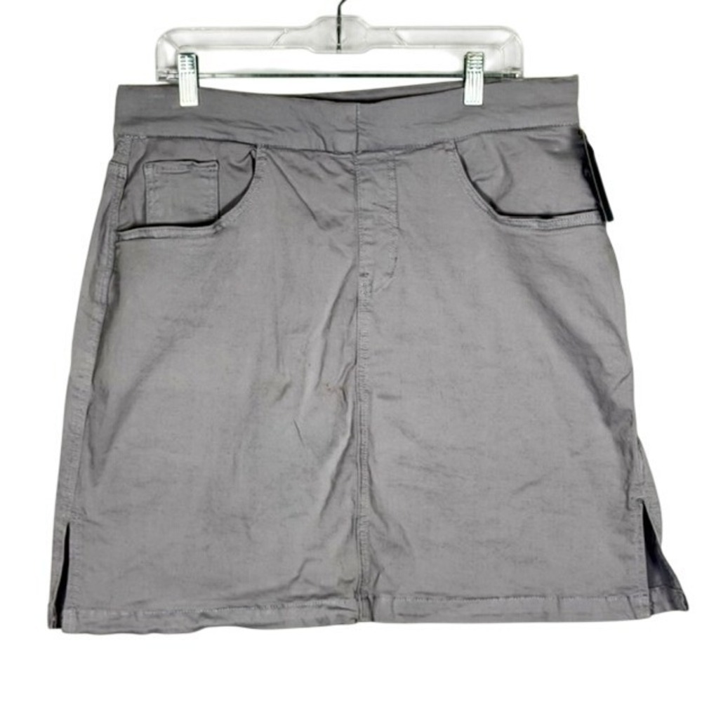JAG On The Go High Rise Skort Grey Stretch Pull On Shorts Skirt‎ J3101AWL617 16